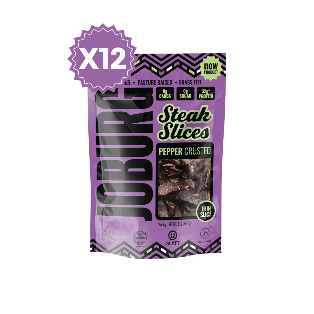 Pepper Crusted Steak Slices - (12 Pack)