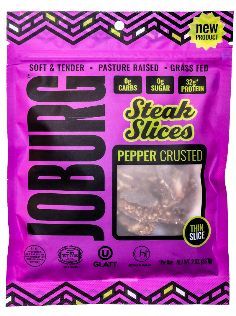 Pepper Crusted Steak Slices