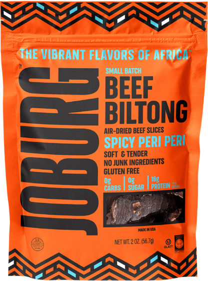 IDF - Donation Campaign SOUTH AFRICAN SPICY PERI PERI BILTONG - CASE (12x2oz Packets Per Case, 100% of this Biltong goes towards IDF Soldiers)
