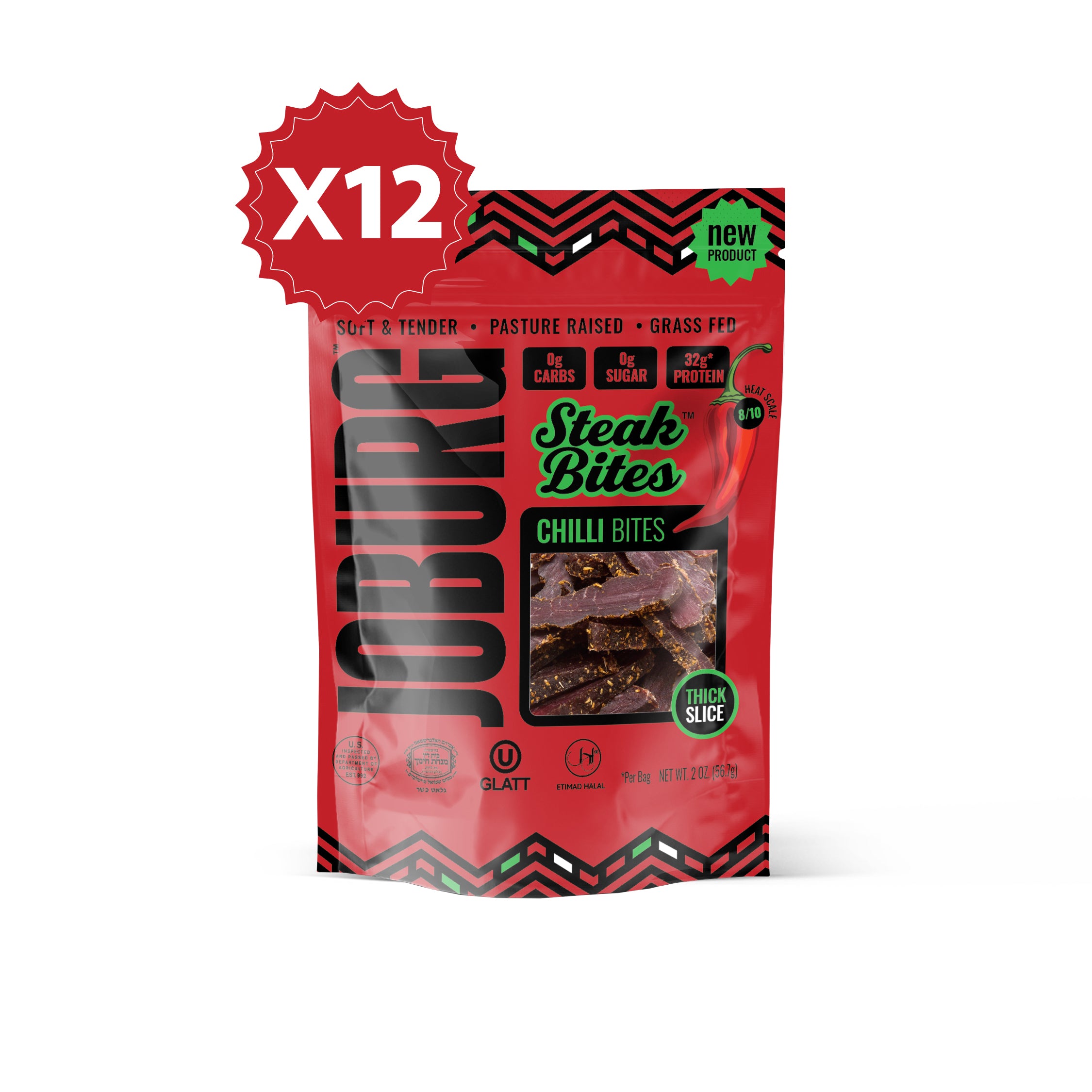 Chilli Bites Steak Slices - (12 Pack)