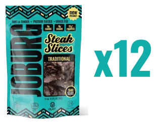 Traditional Steak Slices - (12 Pack)