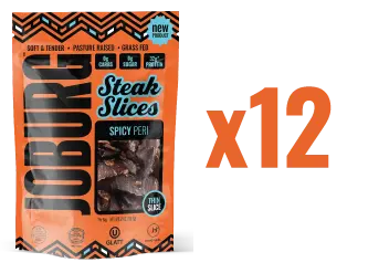 Spicy Peri Steak Slices - (12 Pack)