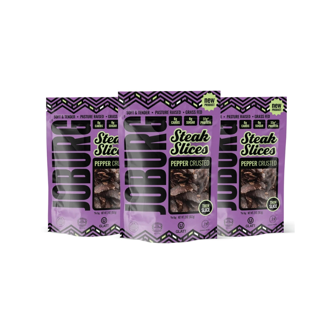 Pepper Crusted Steak Slices (3 Pack)