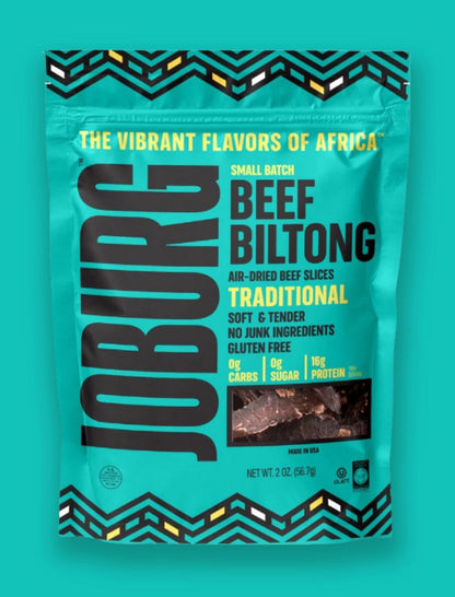 Traditional Beef Biltong Steak Slices - 12 Pack